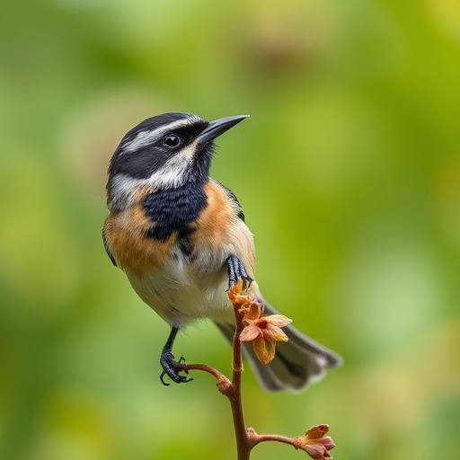 Blue tits feeding on sunflower seeds