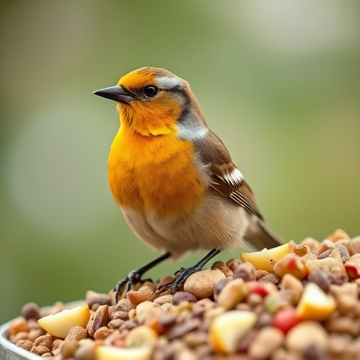 Bulk bird feed bags with price tags