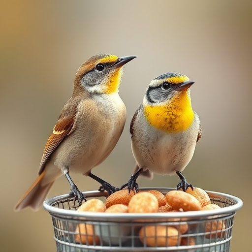 Bulk bird feed bags with price tags
