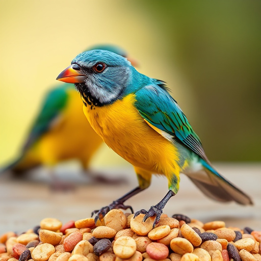 Bulk bird feed bags with price tags