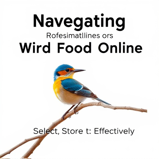 Navigating Wild Bird Food Online: Select, Store, Feed Effectively