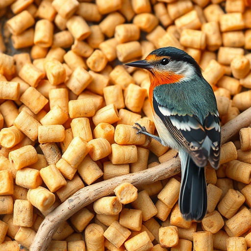 Bulk supply of suet pellets in sack