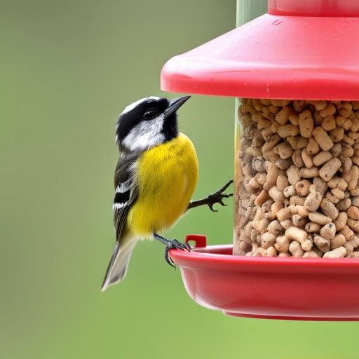 Bulk supply of suet pellets in sack