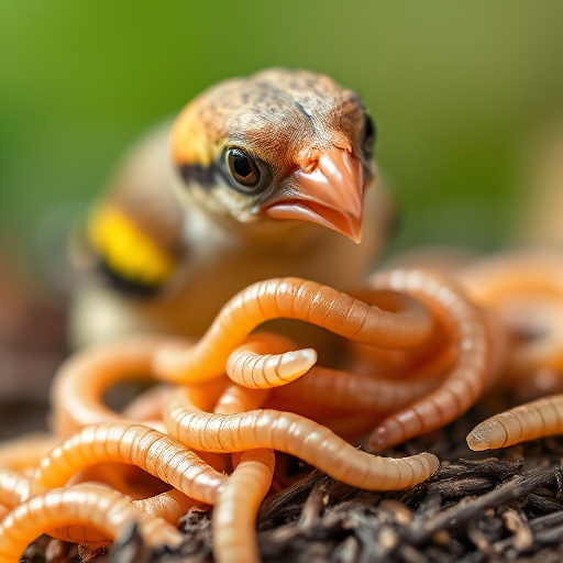 Bulk tub of mealworms for wild birds