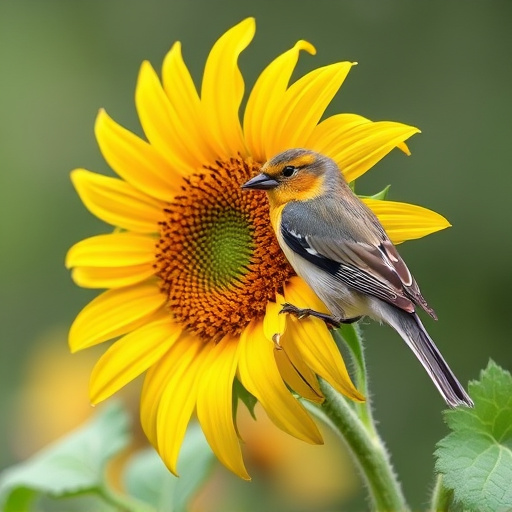 Chaffinch feeding on sunflower hearts