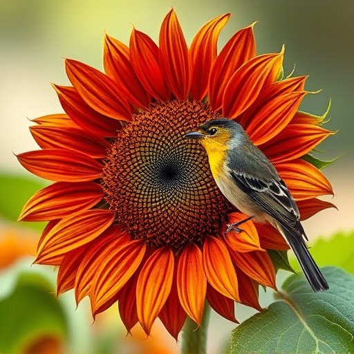 Chaffinch feeding on sunflower hearts