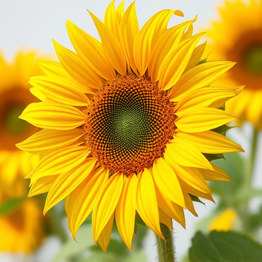 Clean sunflower hearts in metal mesh feeder