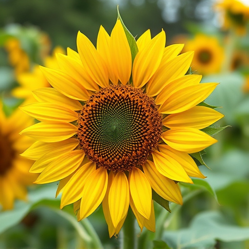 Clean sunflower hearts in metal mesh feeder