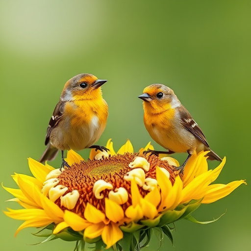 Clean sunflower hearts in metal mesh feeder