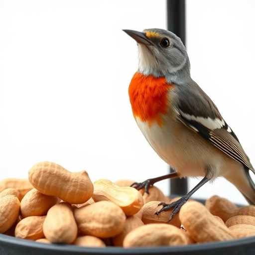 Clear bag of bird peanuts bulk buy