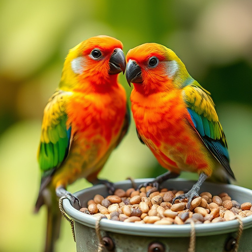 Click-and-collect bird food website banner
