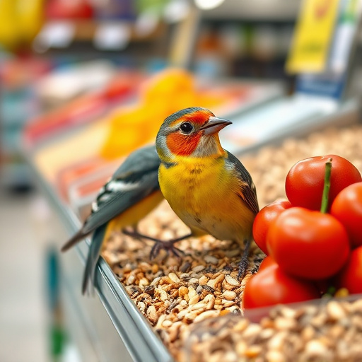 Click-and-collect bird food website banner