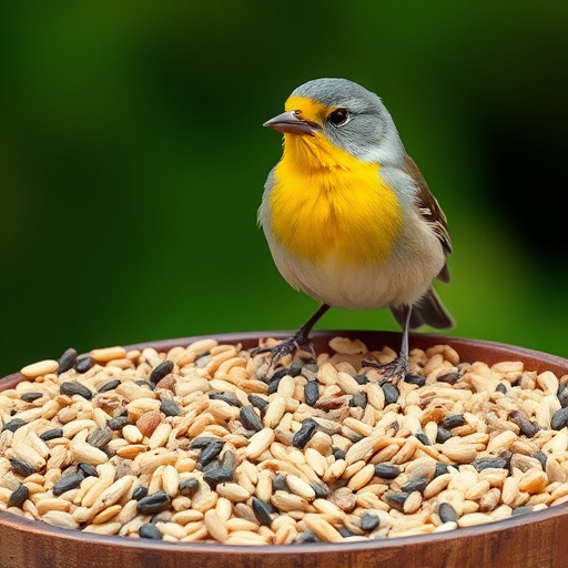 Click-and-collect bird food website banner