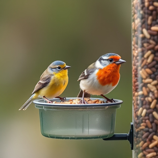 Click-and-collect bird food website banner