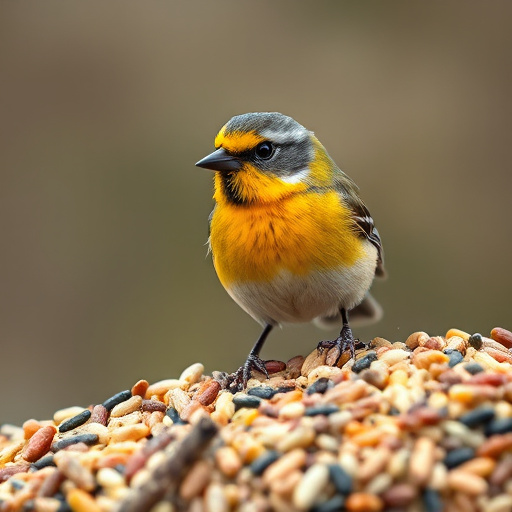 Click-and-collect bird food website banner