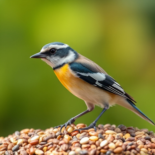 Close-up of affordable bird food bags