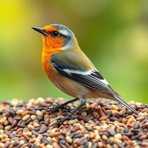 Close-up of affordable bird food bags