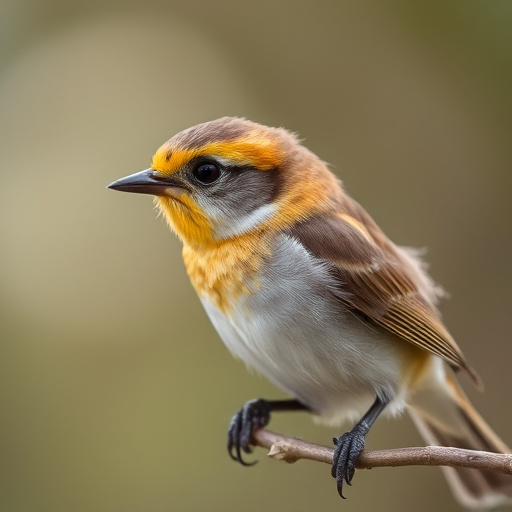 Close-up of fledgling eating insects