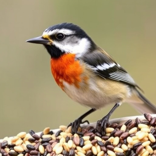 Close-up of mixed bird seed blend