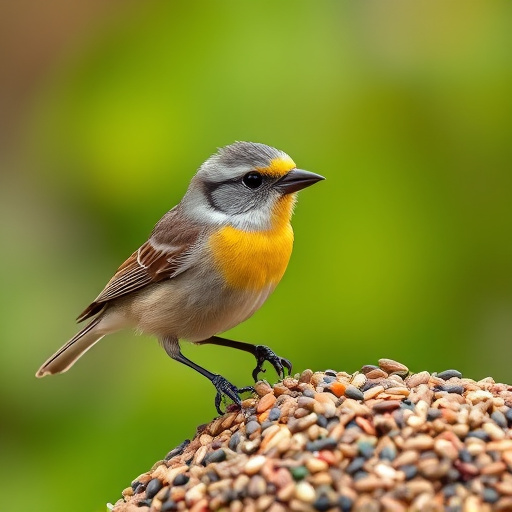 Close-up of mixed bird seed blend