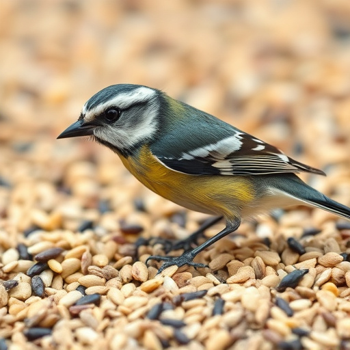 Close-up of mixed bird seed blend