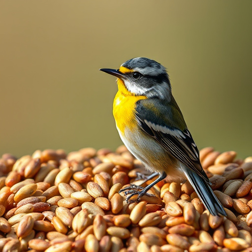 Close-up of mixed bird seed blend