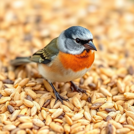 Close-up of mixed bird seed blend