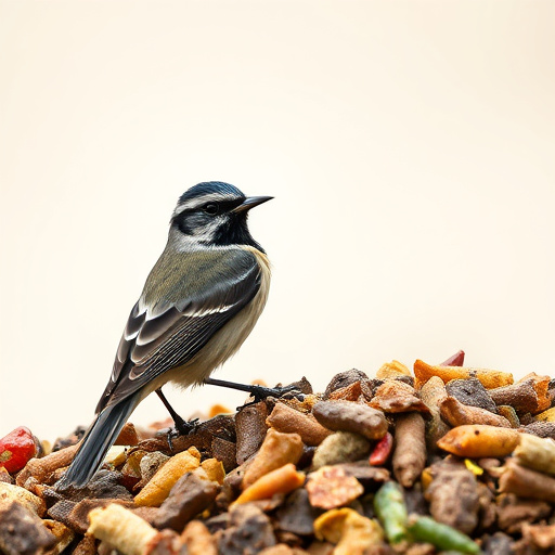 Close-up of no-mess bird seed mix