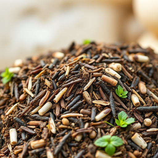 Close-up of no-mess bird seed mix