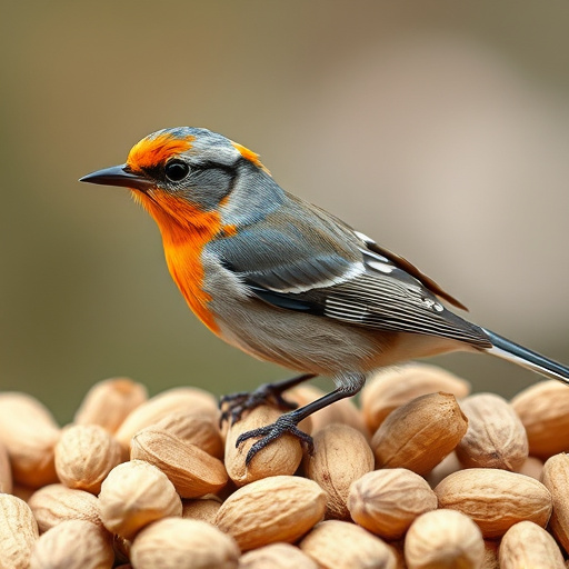 Close-up of peanuts for garden birds