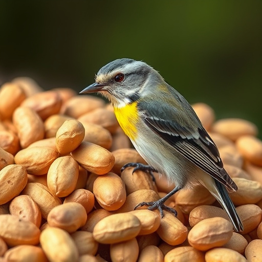 Close-up of peanuts for garden birds