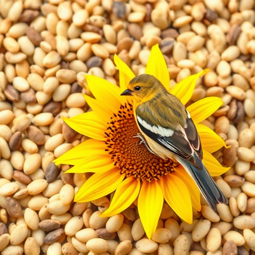 Close-up of premium sunflower hearts in bag