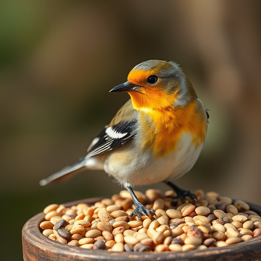 Close-up of seeds for garden birds