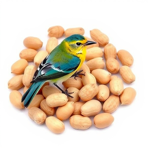 Close-up of shelled peanuts in bowl