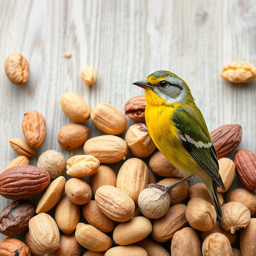 Close-up of shelled peanuts in bowl