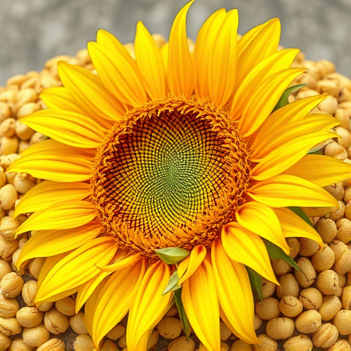 Close-up of shelled sunflower hearts