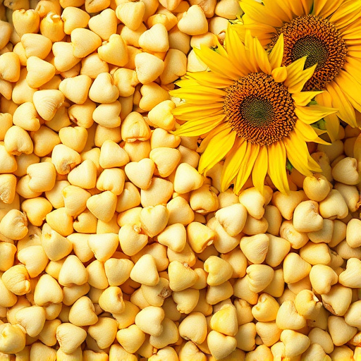 Close-up of shelled sunflower hearts