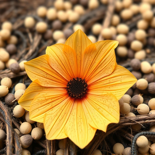 Close-up of varied seeds for birds