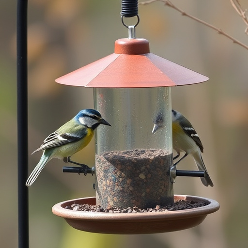 Close-up of wild bird food selection
