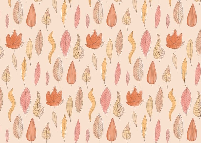 Colorful autumn leaves and feeders