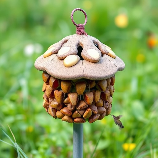 Covered bird feeder preventing seed spills