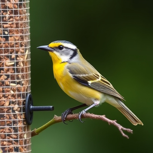 Covered bird feeder preventing seed spills
