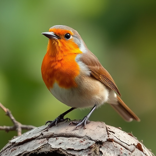 Crushed peanuts for garden robins