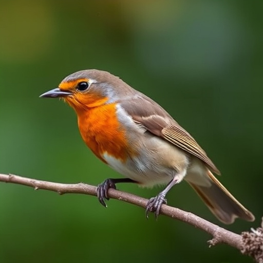 Crushed peanuts for garden robins