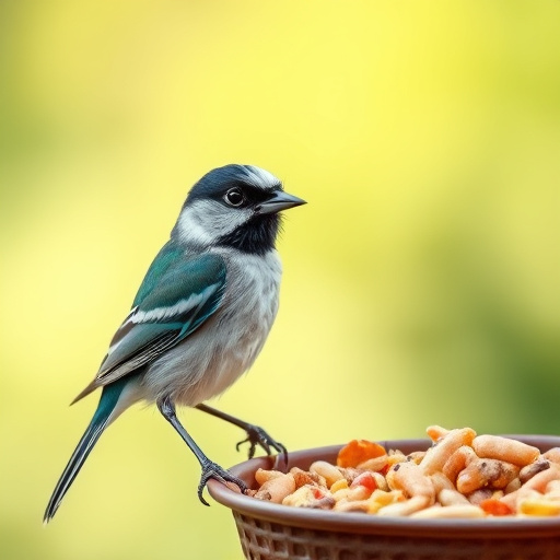 Customer holding budget bird food pack
