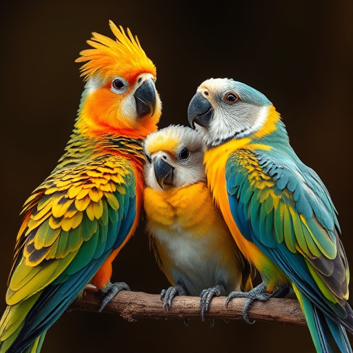 Customer receiving bird feed at home