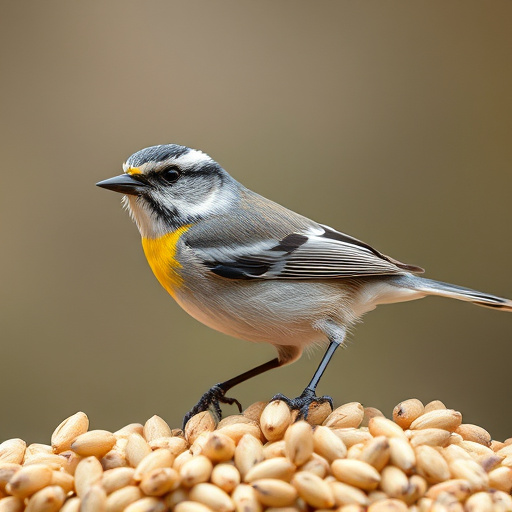 Dehydrated insects for wild birds