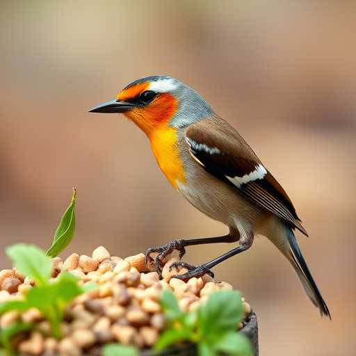 Dehydrated insects for wild birds