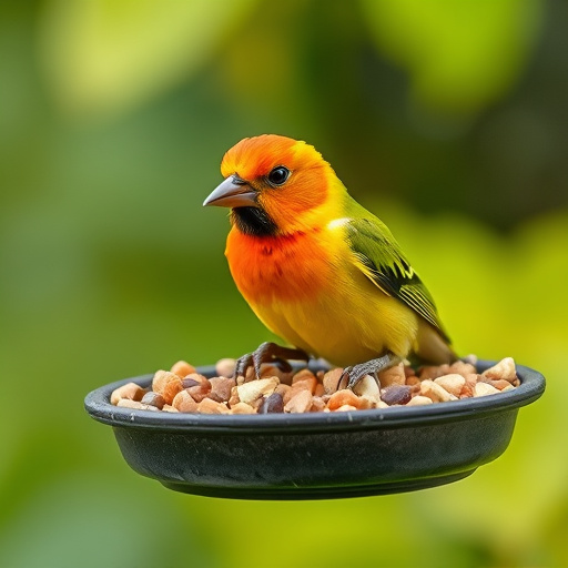Delivery of bulk bird food supplies