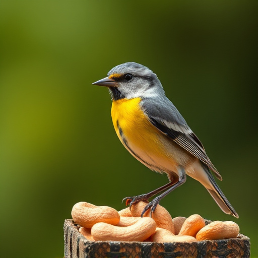 Discount sign above bird food shelf